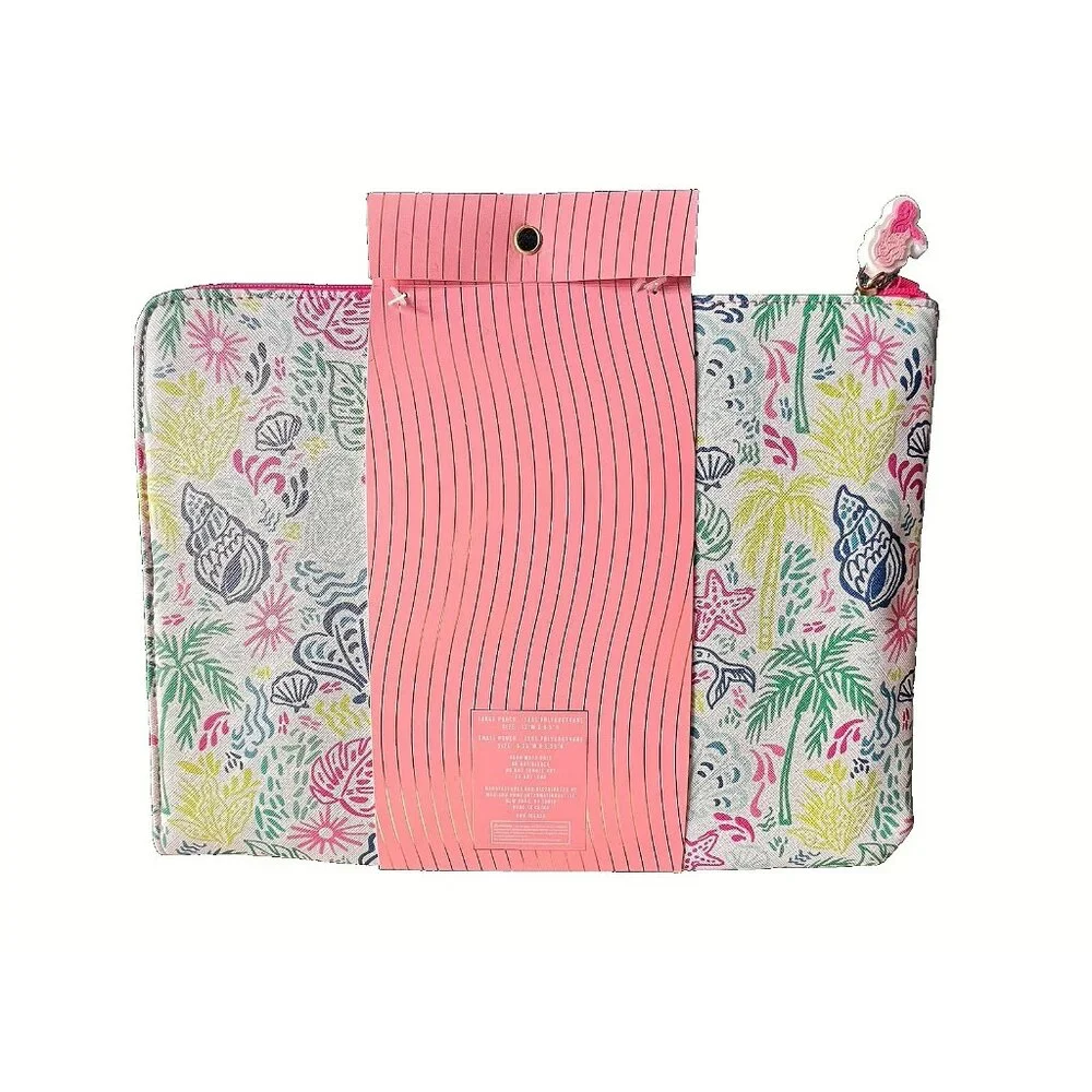 WANDERING MOON Tech Pouches Seashell Mermaid Tropical Laptop Electronic TRAVELER